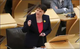  ??  ?? Ruth Davidson, soon to be sworn in to the House of Lords as Baroness Davidson of Lundin Links, often urged the Scottish Government to concentrat­e on the basics of running Scotland when she was leader of the Scottish Tories. Did she have a point?