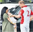  ??  ?? New generation: the Duke and Duchess of Sussex are determined to balance royal duties with a close family life