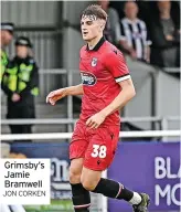  ?? JON CORKEN ?? Grimsby’s Jamie Bramwell