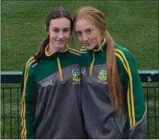  ??  ?? St Patrick’s duo Robyn O’Byrne and Tori Foster Carroll have earned Meath call-ups.