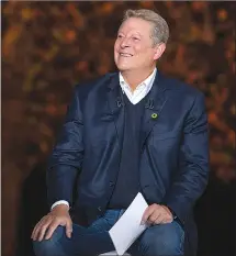  ??  ?? This image released by Paramount Pictures shows Al Gore in “An Inconvenie­nt Sequel: Truth to Power.”