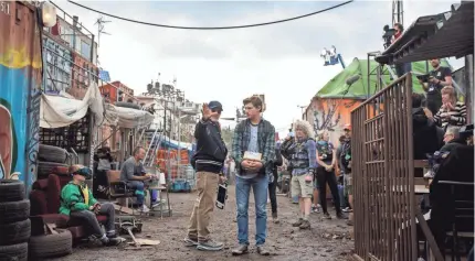  ??  ?? Tye Sheridan says director Steven Spielberg’s love for the pop culture references in “Ready Player One” was obvious.