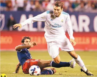  ??  ?? 1-1 Racha. Real Madrid empató dos partidos y perdió los otros dos en los cuatro amistosos disputados en Estados Unidos en las dos últimas semanas.