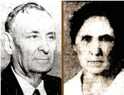  ?? (Arkansas Democrat-Gazette archives) ?? From their obituaries in the Arkansas Gazette, William M. Rankin (1878-1948) and Ruth Hornor Rankin (1882-1952).