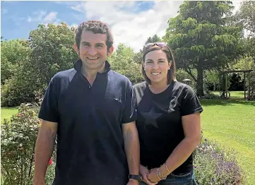  ??  ?? Geordie and Frances Eade, from Granity Downs, have been recognised as the regional winners of the 2020 Southland Ballance Farm Environmen­t Awards.