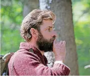  ?? PROVIDED BY JONNY COURNOYER, PARAMOUNT PICTURES] [PHOTO ?? John Krasinski plays Lee Abbott in “A Quiet Place,” which he co-wrote and directed.