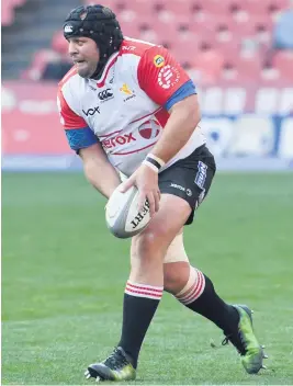  ?? Picture: Gallo Images ?? CRUNCH GAME. Lions prop Jacobie Adriaanse knows the team need to be on top of their game when they take on the Pumas in their final round robin Currie Cup game in Nelspruit tomorrow night.