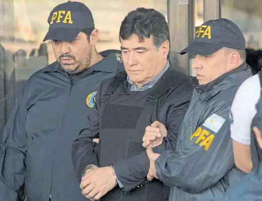  ??  ?? Carlos Zannini. El ex secretario Legal y Técnico y ex candidato a vicepresid­ente, ahora detenido en Ezeiza.