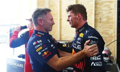  ?? ?? Red Bull Racing principal Christian Horner (left) has defended Max Verstappen. Photograph: Mark Thompson/Getty Images