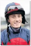  ??  ?? SAM’S THE MAN In-form jockey Sam Twiston-Davies