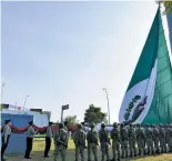  ?? GOBIERNO MUNICIPAL ?? Fue izada
la Bandera
.