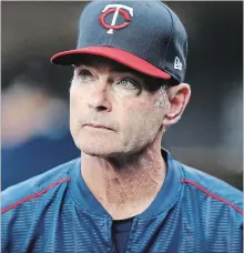  ?? ASSOCIATED PRESS FILE PHOTO ?? The Minnesota Twins fired skipper Paul Molitor on Tuesday, one season after he was named the American League manager of the year.