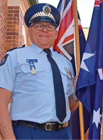  ?? Photo: Meg Gannon ?? HONOURABLE SERVICE: Dalby General Duties Sergeant Matt Carmody will serve his last day on duty with the Queensland Police Service after a 39-year career.