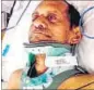  ?? AL.COM ?? Sureshbhai Patel was partially paralysed in when a police officer forced him on ground.