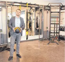  ?? FOTO: SL ?? Alexander Nuss im neuen Functional-Bereich des Fitnessstu­dios.