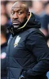  ?? ?? FRUSTRATED Wednesday manager Darren Moore