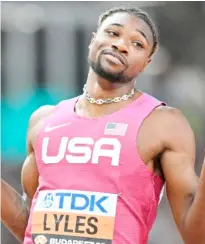  ?? ?? NOAH Lyles, Karsten Warholm, Mondo Duplantis and Femke Bol are using the World Athletics Indoor Championsh­ips as a warmup event for the Paris Olympics.