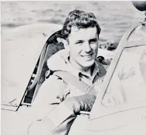  ?? ?? Rawbone in his Seafire: he spoke of the ‘the joie de vivre’ of the early marks