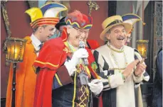  ?? FOTO: WOLFGANG HEYER ?? Beim Narrenrech­tabholen wird Franz Mosch wohl auch bei der nächsten Fasnet wieder dabei sein – dann eben nicht mehr als Zunftmeist­er, sondern als Zunftrat.