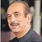  ??  ?? Ghulam Nabi Azad