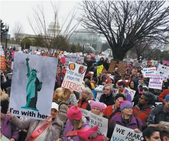  ??  ?? The Women’s March, Washington, D.C., January 2017