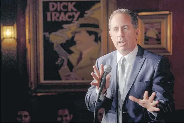  ?? NETFLIX ?? Jerry Seinfeld performs in his first special in years, Jerry Before Seinfeld, a look back at his beginnings and the evolution of standup comedy.