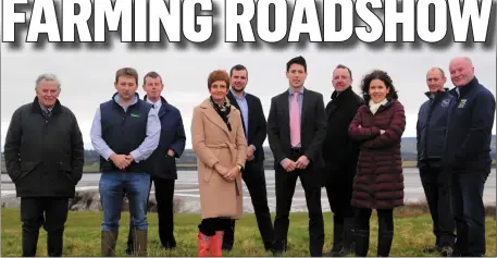  ??  ?? The Farming Roadshow sponsored by Bank of Ireland committee members pictured at the event launch are L. to R. Paddy Hennelly, Brendan Caslin, Teagasc, John Brennan, Tara Rodgers, Manager Bank of Ireland Sligo, TJ Duffy, Niall Canning, Blair Feeney, Jo-...