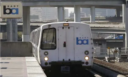  ?? Photograph: Ben Margot/AP ?? The chief of Bart has promised an investigat­ion of the incident.