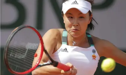  ?? Photograph: Michel Euler/AP ?? Concerns among the global tennis community have grown as Peng Shuai has not been seen since making the allegation­s.