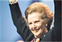  ??  ?? The forging of the Iron Lady: Margaret Thatcher during the Falklands War