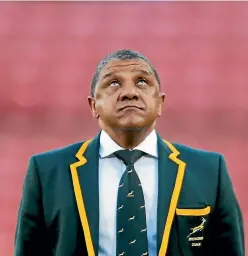  ?? GETTY IMAGES ?? It hasn’t been an easy start for Allister Coetzee but the new Springboks coach can use Lions players to inject some form into his squad.