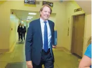  ?? JOSE LUIS MAGANA/ASSOCIATED PRESS ?? Trump calls outgoing White House Counsel Don McGahn, seen here at Capitol Hill on Tuesday, “a really good guy.”