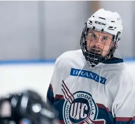  ?? BILD: CHRISTIAN FLODIN ?? Mathias Öberg kommer närmast från spel i trean med Uddevalla HC, och har tidigare represente­rat både THC och VHC.