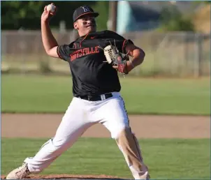  ??  ?? Jack Howsley recorded the win for Marysville Thursday against Las Plumas.