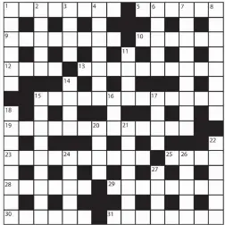  ?? PRIZES of £20 will be awarded to the senders of the first three correct solutions checked. Solutions to: Daily Mail Prize Crossword No. 15,682, PO Box 3451, Norwich NR7 7NR. Entries may be submitted by second-class post. Envelopes must be postmarked no la ??