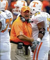  ?? AP FILE ?? Former Tennessee coach Phillip Fulmer is in his first year as the school’s athletic director. He says new coach Jeremy Pruitt could assemble a 10-win season.