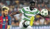  ?? FOTO: PEP MORATA ?? Kolo, con Messi en el Barcelona-Celtic 2016-17