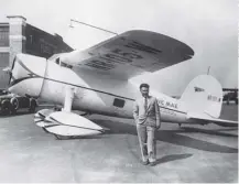  ??  ?? 0 US pioneer aviator Wiley Post completed the first solo flight around the world on this day in 1933