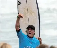  ?? Picture:WSL/DE LABGE ?? SURF’S UP: SA’s Adin Masencamp won the SA Open of Surfing the last time it was held four years ago