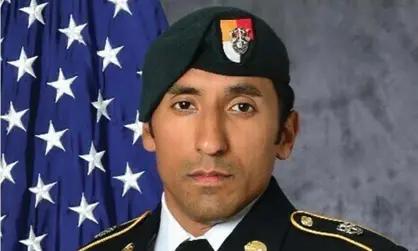  ?? Photograph: AP ?? US Army staff Sgt Logan Melgar, who died from non-combat related injuries in Mali in June 2017.