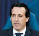  ??  ?? Unai Emery