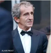  ??  ?? ALAIN PROST