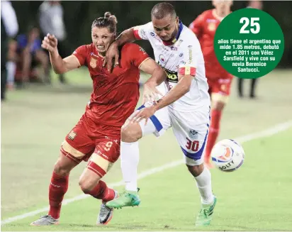  ?? FOTO ?? Tras terminar su contrato con Veracruz de México, Agustín Vuletich (también le gusta el tenis) viajó a Argentina y mientras concretaba su regreso se dio la opción de Rionegro.