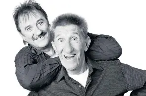  ??  ?? Barry Chuckle, right, with younger brother Paul: he described himself as ‘little, friendly and humorous’
