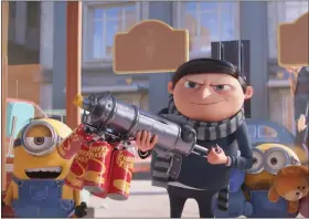  ?? UNIVERSAL PICTURES ?? Gru (Steve Carell) and his Minions are up to no good.