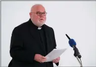  ?? ?? Cardinal Reinhard Marx, the archbishop of Germany’s Munich diocese, was faulted for the handling of two cases examined in the report.