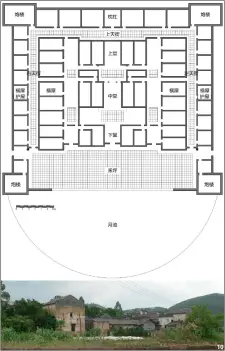  ??  ?? 图 10 贵港市木格镇云龙围
图 11博白县旺茂镇康宁­城肚队围堡图 12合浦县曲樟乡曲木­土围城
图 13博白县沙河镇礼安­村城肚队围村