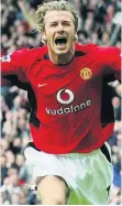  ??  ?? United legend David Beckham