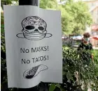  ?? AP ?? Texas Governor Greg Abbott has declared that masks or face coverings must be worn in public across most of the state as coronaviru­s cases surge.