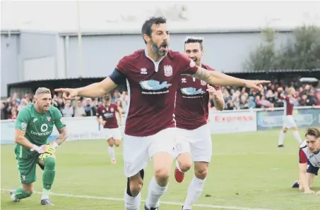  ??  ?? Julio Arca is the midfield inspiratio­n for South Shields.